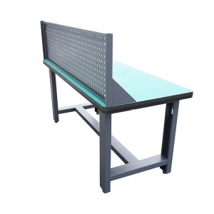Masa, banc de lucru atelier cu priza 220V si panou perforat 1800x750x800+450mm, DISSY62 - Img 5