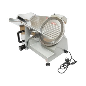 Masina de feliat carne si mezeluri electrica 150W, 220V, grosime reglabila 0.2-12mm, diametru lama 250mm, DISGN81