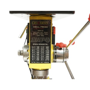 Masina de gaurit cu coloana 550W, 220V, 5 trepte, 16 viteze 180-2770 RPM, diametru max. gaurire 16mm , Cod: DISPT59, Marca: CROWNMAN - Img 7