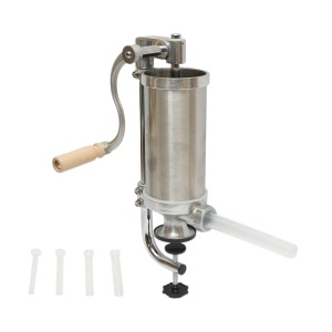 Masina de umplut carnati verticala inox 1.25kg, 4 palnii 15, 19, 22, 25mm incluse, BK88809