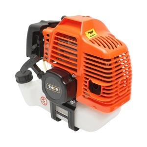 Motocoasa pe benzina 3.4CP, 2T 43cc, turatie 7500rpm, disct 3T/40T, tambur fir, kit accesorii incluse THOR, THOR, 40TH352 - Img 6