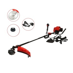 Motocoasa pe benzina profesionala Premium 3CP, 2T 52cc, turatie 7500rpm, disc 3T/40T, tambur fir, kit accesorii incluse THOR, THOR, 40TH387
