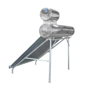 Panou solar nepresurizat inox, cu 30 tuburi pentru apa calda, boiler 210L, 2020x2200x1820mm, Cod: BK77132, Echivalență: DISEH56, Breckner Germany - Img 5