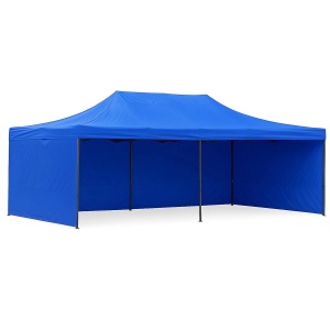 Perete lateral cort pavilion 12m albastru, BRECKNER GERMANY, BK76232