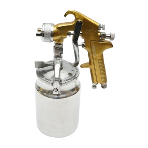 Pistol de vopsit cu aer comprimat 1000ml, debit 160-240ml/min, duza 1.8mm, presiune max. 3.5 bar , Cod: DISPT06 , Marca: CROWNMAN - Img 2