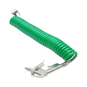 Pistol suflat aer comprimat cu furtun spiralat 5m si racord filet interior M12, DISRK57 - Img 3