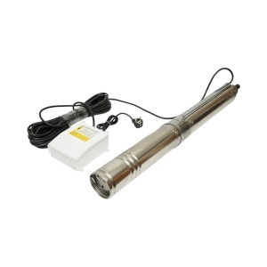 Pompa apa submersibila inox 1.5kW, 220V, D100mm, debit 5 m3/h, inaltime refulare 60m, 9 turbine ceramice, racire pe ulei, panou de control K90QJD2-60/9-1.5 Breckner Germany, DISVN33 - Img 5