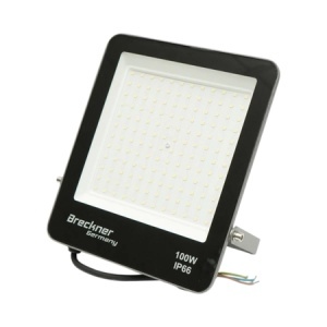 Proiector LED 100W, 220V, 6500K, 9000lm tip Flood 235x200x30mm IP66 Breckner Germany, BK00677