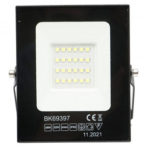 Proiector LED 20W, 220V, 6500K, IP65, 108x89x13mm, Cod: BK69397 Echivalență: DISEH48, Breckner Germany - Img 3