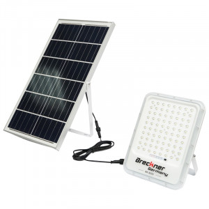 Proiector LED, 20W, cu panou solar, 35W, telecomanda, baterie 3,2V/30Ah, Cod: BK87487 Echivalență: DISDW65, Breckner Germany - Img 4