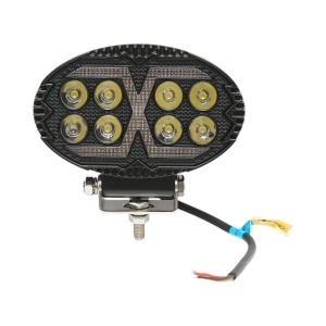 Proiector oval LED cu DRL 9-36V, 19W alb-galben, carcasa aluminiu 140x90x45mm IP68 Breckner Germany, BRECKNER GERMANY, BK91015