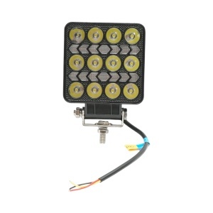 Proiector patrat LED cu DRL 9-36V, 14W alb-galben, carcasa aluminiu 103x103x40mm IP68 Breckner Germany, BRECKNER GERMANY, BK91008