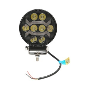 Proiector rotund LED cu DRL 9-36V, 19W alb-galben, carcasa aluminiu 108x108x38mm IP68 Breckner Germany, BRECKNER GERMANY, BK91023