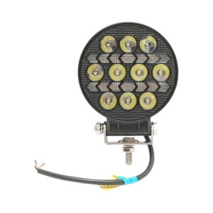 Proiector rotund LED cu DRL 9-80V, 36W alb-galben, carcasa aluminiu 108x108x40mm IP67 Breckner Germany, BRECKNER GERMANY, DISPV90
