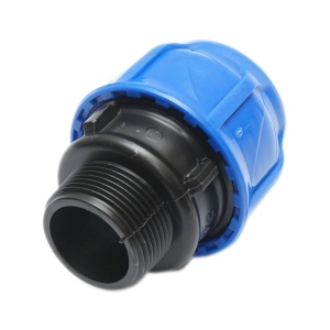 Racord compresiune cu filet exterior D40mmx11/4 toll, PN16 pentru sisteme irigatii ,Cod: DISLV46, Brand: Poelsan - Img 2