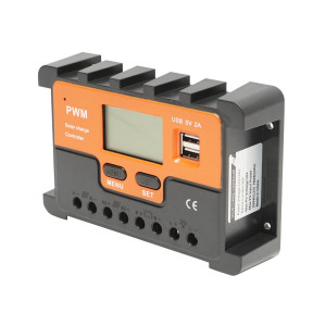Regulator tensiune pentru panou solar 30A 12V/24V 2X port USB 5V/2A, Cod: BK92908, Brand: BRECKNER GERMANY - Img 3