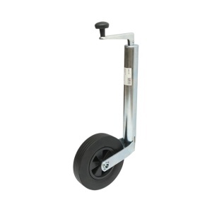 Roata de sprijin remorca 200x50mm, diametru tub 48mm, reglabila 570-800mm, sarcina maxima 136kg Breckner Germany, BK93159 - Img 4