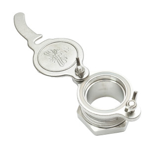 Robinet din inox pentru maturator miere 58mm, Cod: DISKS38 - Img 3