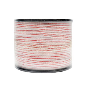 Rola banda rosu-alb fi 10mm, 4x0.16mm SS, 13Ohm/m 250m gard electric, Cod: BK87657,Brand: BRECKNER GERMANY - Img 3