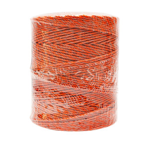 Rola fir portocaliu-maro fi 3mm insertie metalica 5x0.2mm SS, rezistenta 4.5 Ohm/m, 500m gard electric, Cod: 87TH622, Brand: THOR - Img 4