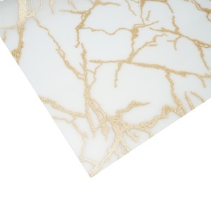 Rola folie protectie masa decorativa PVC siliconizat 0.8x20m, grosime 1.2mm, model marmura Breckner Germany - Img 4