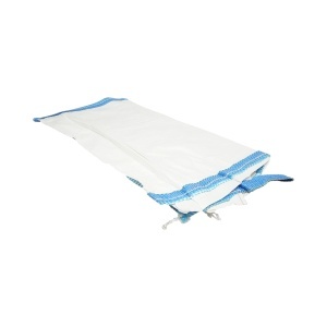 Sac big bag 95x95x150cm alb, capacitate 1200kg, tip U-Panel nelaminat, fund plan, top fusta 85cm, DISUX06 - Img 4