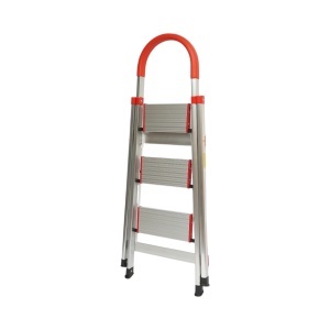 Scara aluminiu pliabila, 3 trepte antiderapante, inaltime 68cm, sarcina maxima 130Kg, DISTV01 - Img 3