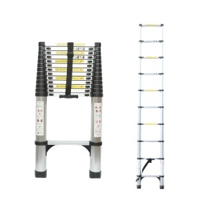 Scara telescopica aluminiu 6.2m, 16 trepte antiderapante, sarcina maxima 150kg Breckner Germany, BRECKNER GERMANY, DISVF05
