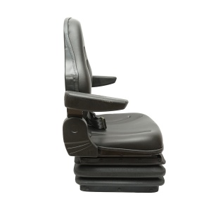 Scaun universal cu suspensie pe aer, reglabil pe inaltime si greutate 50-140Kg, cotiere si spatar rabatabil 50-90° pentru tractor, utilaje agricole, industriale, stivuitor, Cod: DISBV52 - Img 5