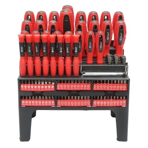 Set 100 scule surubelnite si biti Breckner Germany, BK78287 - Img 2