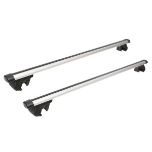 Set 2 bare transversale pentru portbagaj din aluminiu cu antifurt 1200mm, Cod: BK90970, Echivalență: DISCP62, Breckner Germany - Img 1