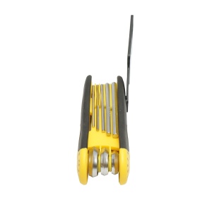Set 8 chei imbus hexagonale pliabile cu maner tip briceag 2-8mm Cr-V , Cod: DISPN50, Marca: CROWNMAN - Img 4