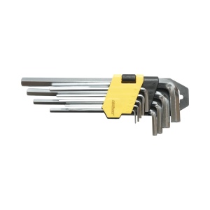 Set 9 chei imbus hexagonale 1.5-10mm cu brat lung profesional Cr-V , Cod: DISDD49 , Brand: CROWNMAN - Img 3