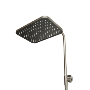 Set dus multifunctional cu termostat, afisaj digital temperatura apa, 4 functii de curgere a apei, pipa cada, dus dreptunghiular, dus de mana, dus bideu, gri, Cod: BK79261 - Img 6