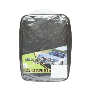 Set huse scaune auto universale Negru-Rosu Diamond, piele ecologica matlasata, fata + spate 9 piese, DISVG54 - Img 6