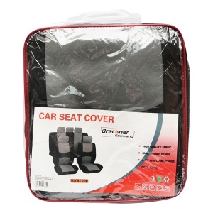 Set huse scaune universale negru si gri, BK87900, BRECKNER GERMANY - Img 4