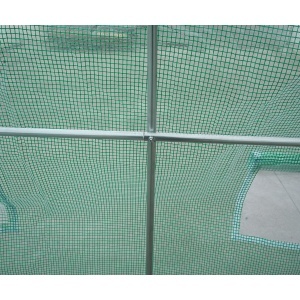 Solar de gradina 300x200x200cm, folie verde PE cu plasa 140g/mp UV, 1 usa, 6 ferestre, teava otel galvanizat 19mm THOR, THOR, 40TH443 - Img 7