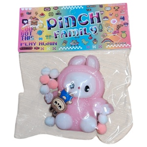 Squishy LaBubu – Jucărie antistres / pluș moale (model aleator)
