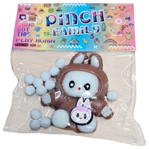Squishy LaBubu – Jucărie antistres / pluș moale (model aleator)