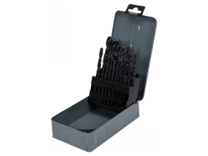 STHOR Set de burghie spiralate 19 piese 1-10 mm HSS - Img 3