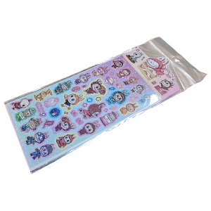 Sticker 3D Labubu – 21 cm, Decor Autocolant Drăgălaș