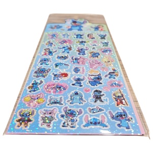 Sticker 3D Stitch – 21 cm, Decor Autocolant Colorat - Img 4