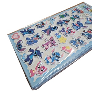 Sticker 3D Stitch – 21 cm, Decor Autocolant Colorat - Img 2
