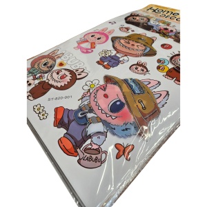 Sticker de Perete Labubu – Home Decor 59×36 cm – Model 4 - Img 2