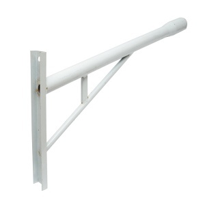 Suport brat orizontal montaj lampa iluminat stradal Ø50x400x720mm, DISSU56 - Img 4