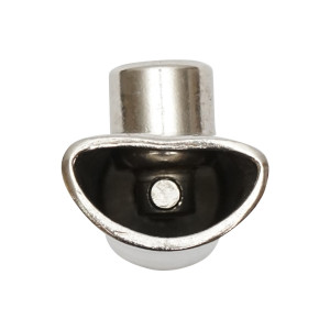 Suzeta din inox cu bila 80x21mm M20 pentru adapare porci si vitei, Cod: DISBY56, Brand: BRECKNER GERMANY - Img 2