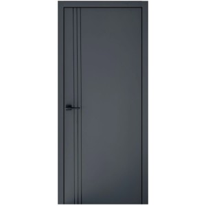 Usa interior, KD 18, lemn & mdf, 70x200cm, antracit mat, reversibila, KDoors