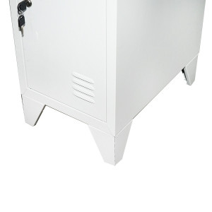 Vestiar, dulap metalic cu 3 usi securizate 1700x300x450mm, Cod: BK78301, Echivalență: DISLP74, Breckner Germany - Img 5