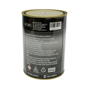 Vopsea email anticoroziva 3 in 1 pentru metal, direct pe rugina, pe baza de apa, negru mat 2000g Breckner Germany, BK00226 - Img 4