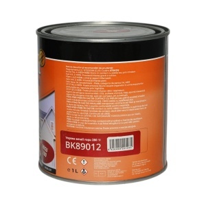 Vopsea email anticoroziva 3 in 1 rosu 280 pe baza de solvent, direct pe rugina, interior si exterior 1L Breckner Germany, BK89012 - Img 3